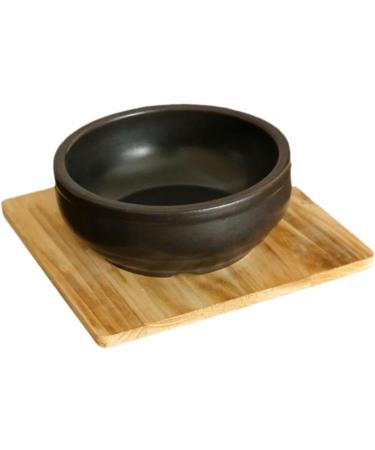 Ioensy Dolsot Bibimbap Bowl Korean Stone Pot Dolsot Pot Sizzling Hot Pot for Stews Kimchi Diameter 19cm - Buy Online on GoSupps.com