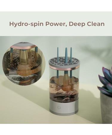 Buy Sonic Vibration Makeup Brush Cleaner - Automatic USB Charger for All Brushes - Fast & Efficient Cleaning in Black - Buy Online on GoSupps.com