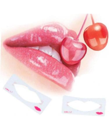 TOSSPER 3pcs Lip Liner Stencils - Perfect Lip Line Templates for Flawless Makeup | Cosmetic Tools for Every Lip Style - Buy Online on GoSupps.com