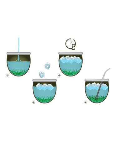 Yerba Mate Starter Set | Brazilian Mate Tea 150g | Herbal & Fruit Blend | Ceramic Hoja White Cups | Steel Bombilla | Gluten-Free - Buy Online on GoSupps.com