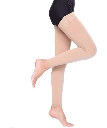 SH-Ruidu 23-32 mmHg Compression Stockings for Thighs - Firm Support Without Foot Prevent Varicose Veins - Unisex Socks for Men & Women - Buy Online on GoSupps.com