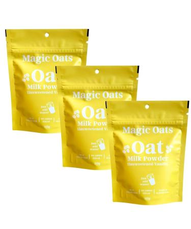 Magic Oats Vanilla Unsweetened Oat Milk Powder. Non Dairy Creamer. Vegan Coffee Creamer. Gluten Free. Dairy Free. No Added Sugar. Lactose Free & Nut Free Almond & Soy Milk Alternative. 112g (3 Pack) Vanilla 112 g (Pack of 3)