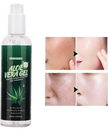 Aloe Vera Gel Hydrating Moisturizing Repair Nourish Skin Care Aloe Vera Hydrating Facial Moisturizer After Sun Care Reduce Acne for All Skin Types 250ml - Buy Online on GoSupps.com