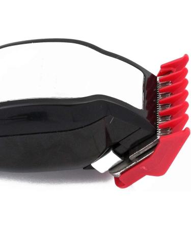 Professional Line Attachment Comb With Metal Fitting 1 Cutting Guide 1.5 4.5mm in RED Fit - Super Taper Chromepro Balding Magic 5 Star and other standard full sized clippers - Buy Online on GoSupps.com