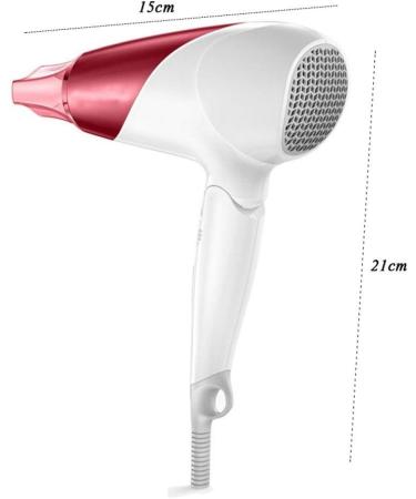 1800 Watt Compact Hair Dryer with Folding Handle Dual Voltage Travel Hair Dryer Household Folding Hair Dryer Does Not Hurt Hair - Buy Online on GoSupps.com