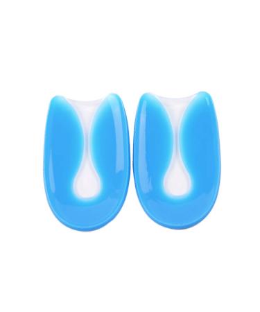 HEALLILY 1 Pair of Silicone Gel Heel Cups U-Shaped Soft Cushion Shoes Silicone Gel Heel Pads for Heel Pain Gel Heel Cushions and Cups Pad Shock Absorbing Support Size S