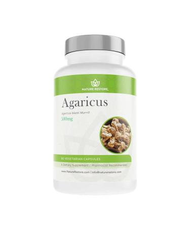 Nature Restore Agaricus Blazei Murill Extract Mushroom Supplement 90 Capsules 40% polysaccharides