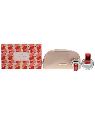 Bvlgari Omnia Coral By Bvlgari 3 Piece Giftset - 2.2 Oz Eau De Toilette Spray, 0.5 Oz Eau De Toilette Spray, Pouch For W 3 Piece Gift Set