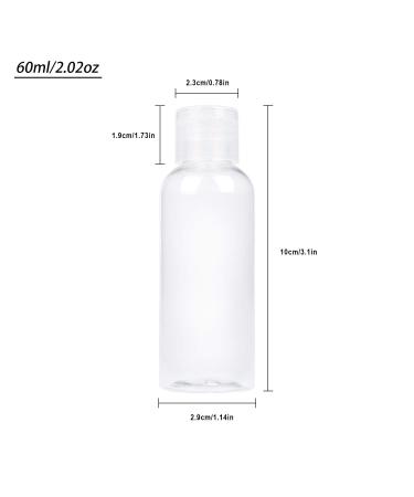 Buy TRENDBOX 12 Pack 2 oz Plastic Empty Shampoo Bottles with Flip Cap - Ideal for Lotions & Liquid Soap - Perfect for Travel | eCommerce Shipping Internationally - Buy Online on GoSupps.com