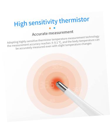 Balacoo 2pcs Digital Thermometer for Home, Body, Pet - Electronic Baby Temperature Reader - Assorted Colors - 13x2.5cm - Buy Online on GoSupps.com