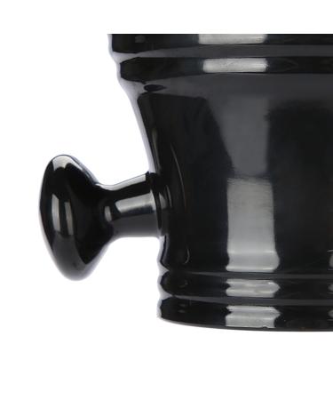 Plastic Shaving Bowl for Men - 2 Colors | Ideal Foam Cream Bowl for Home Use - Black - Buy Online on GoSupps.com