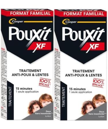 Pouxit - Lotion XF Anti Poux - Traitement contre les poux Efficace et Rapide - Lot de 2 x 200 ML
