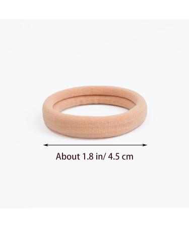 Joyoyo 100 Multi-Colored Hair Bands - Thick No Damage Ponytail Holders for Women & Girls | 45mm Large Black Hair Ties - Buy Online on GoSupps.com