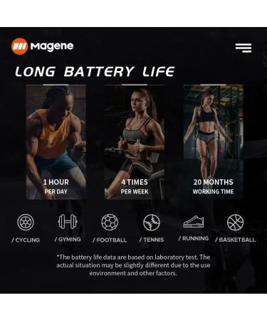 Magene H64 Heart Rate Monitor with Chest Strap - ANT+/Bluetooth Sensor for Bike Computers & iOS/Android Apps - Buy Online on GoSupps.com