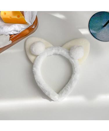 4-Piece Beaupretty Face Wash Headband Set - Bunny Ear & Cat Ear Makeup Headbands for Spa, Shower, Yoga - Buy Online on GoSupps.com