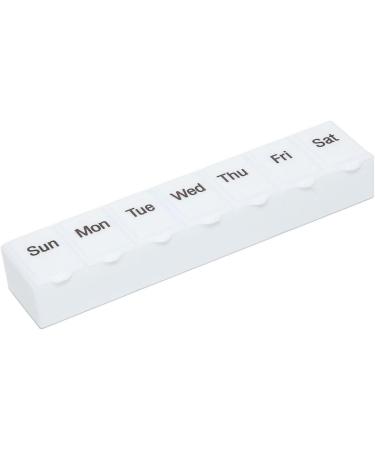 Safe and Sound Mini Pocket-Sized 7 Day Pill Box - White, 1 Count - Buy Online on GoSupps.com