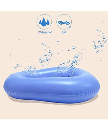 Inflatable Bed Pan Set for Elderly, Anti Bedsore & Washable - Portable Urinal for Bedridden Patients | 2PCS - Buy Online on GoSupps.com