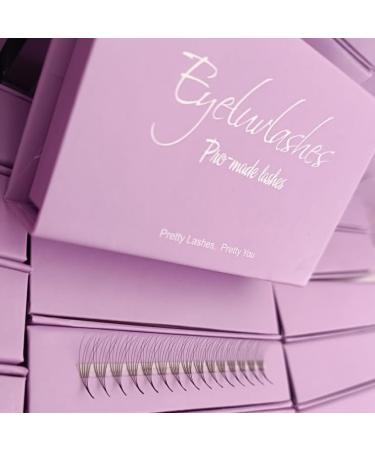 12D Pro-Made Fans on a strip speedy fans Pro Made Handmade Lash Fans Pointed Base Eyeluvlashes (D Curl 13mm length) - Buy Online on GoSupps.com