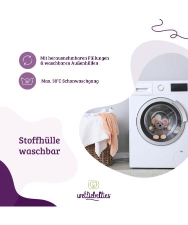 Welliebellies Cuddly Warming Pillows for Children | Soothing Herbal Fragrance & Comfort (Mouse) - International Shipping Available - Buy Online on GoSupps.com