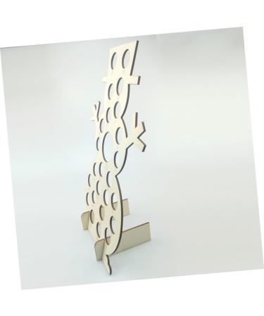 RORPOIR DIY Advent Calendar 1pc Wood Santa Crafts Unfinished Wood Ornament Xmas Chocolate Rack Calendar Christmas Decorate As Shown 27X12X40CM - Buy Online on GoSupps.com