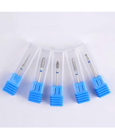 01# Tungsten Steel Alloy Nail File Bit Manicure Nail Drill Bits Manicure Pedicure Remove Gel Safety Bits Polishing Grinding Head Tools - Buy Online on GoSupps.com