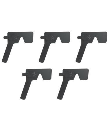 Bonkshire 5X Professional Ophthalmic Lorgnette 17 Pinhole Black Plastic Vision Test Closure