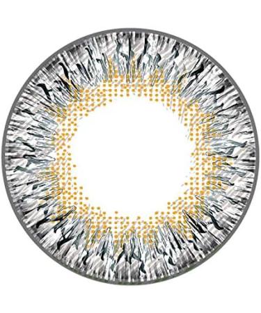 Buy Matlens Geolica Gray Colored Contact Lenses -10% Strength with Free Care Kit - International Shipping Available - Buy Online on GoSupps.com