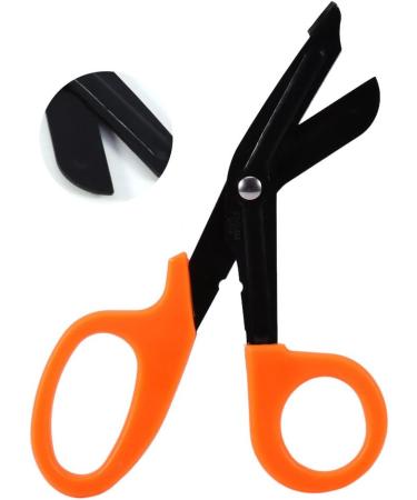 7-Inch Bandage Scissors - Paramedic & Trauma Scissors for First Aid - Orange - Buy Online on GoSupps.com