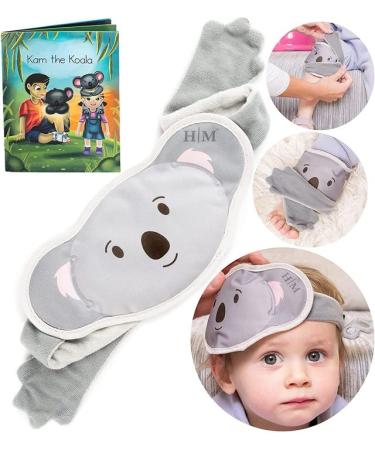 Kids Ice Pack for Boo Boos -Meet 'Kam The Koala' The Baby Ice Pack - Kids Ice Packs for Injuries, Bumps, Fever & Colic Relief for Newborns - Boo Boo Ice Packs for Kids -Halo Mask- Story Book Included