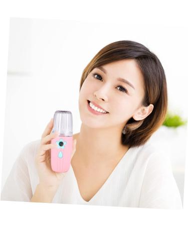 1pc Hydrating Instrument USB Face Moisturizing Shrink Pores Humidifier Water Mist Sprayer Shower Steamers Steamer Pot Nano Face Moisturizer Beauty Instrument Eyelash Abs 11X3.6X3.6cm Pink - Buy Online on GoSupps.com