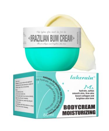 Bum Bum Cream Moisturizing Body Cream Brighten Body Skin Repair Smoothing Bum Cream Lift Firm and Reduce Cellulite for a Beautiful Derriere Long-lasting Fragrance Bum Bum Cream 80ML(#3)