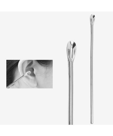 Stainless Steel Earwax Removal Kit - 6pcs Ear Pick & Curette Set with Storage Bin - Buy Online on GoSupps.com