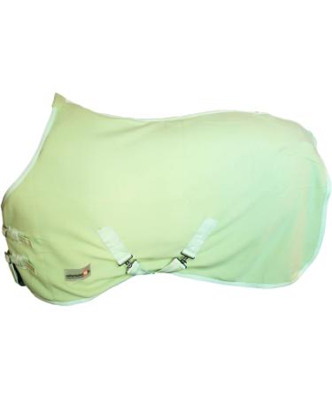 RL24 Sweat Rug BASICLINE - Breathable Fleece Transport Blanket for Horses - Light Green 125cm - Buy Online on GoSupps.com