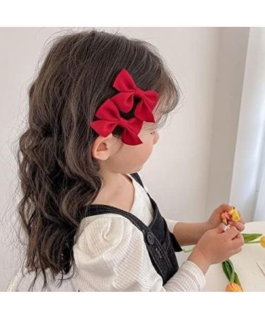 2pcs Cute Bow Hair Clips for Teens & Adults | Non-slip Alligator Barrettes for School & Fashion | Hair Accessories - Buy Online on GoSupps.com
