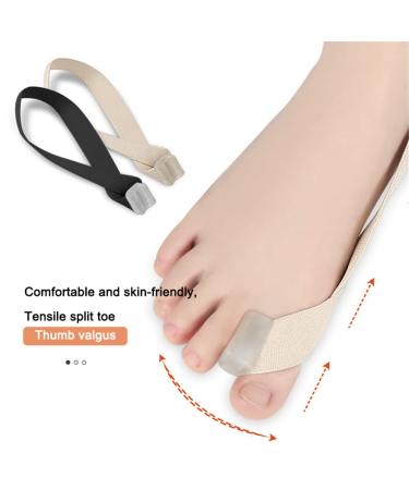 Hallux Valgus Corrector - Gel Bunion Corrector for Men and Women, Toe Separator & Straightener for Bunion Pain Relief - Day/Night Support (Large Skin) - Buy Online on GoSupps.com