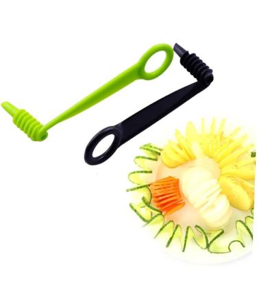 Alipis 1 pc Spiral Cucumber Carrot Slicer Shaving Cutter Helper Color Random Rotary Kitchen - Buy Online on GoSupps.com