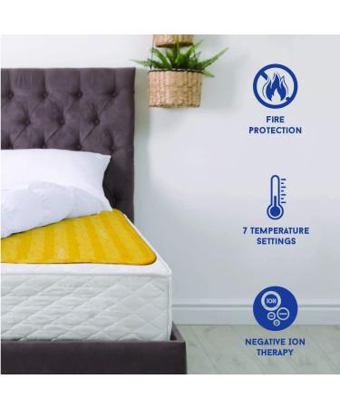 Shield Life Heated Mattress Pad Twin - TheraMat Lite Large Heating Pad for Single Size Bed - Buy Online on GoSupps.com