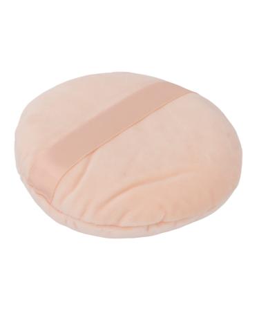 Powder Puff Wet Dry Washable Soft Swan Down Ultra Large Round Loose Powder Puff for Makeup (Skin Color)
