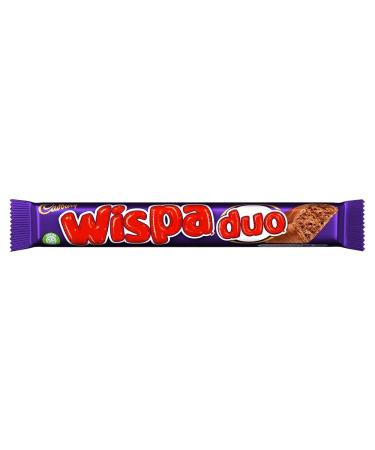Cadbury Wispa Duo Lot de 32 barres de chocolat 51 g