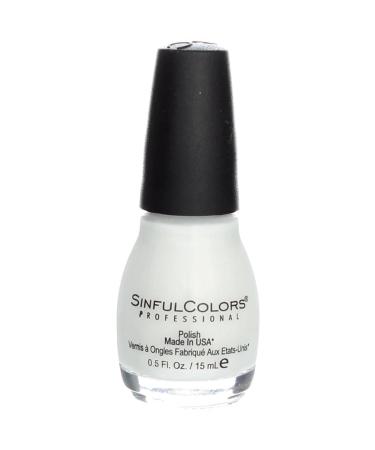 Sinful Colors Professional Nail Polish Enamel 101 Snow Me White (Pack of 3)