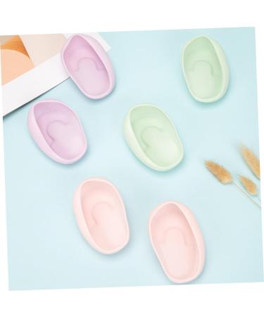 Hoement 3 Pairs Ear Muffs Make up Ear Covers Home Tools Ear Covers for Hair Dye Hair Coloring Products Hair Stencils for Barbers Accessories Modeling Silica Gel - Buy Online on GoSupps.com