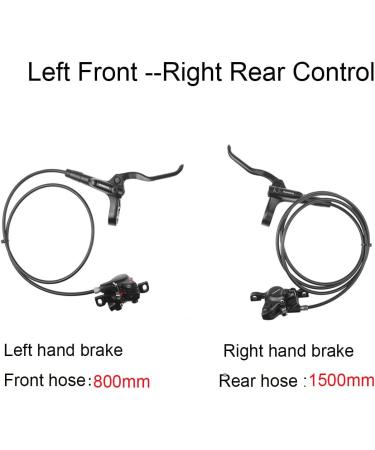 BUCKLOS Shimano MT200 MTB Hydraulic Disc Brakes Set - Rear Only | 800mm Front & 1550mm Rear | Universal Calipers for MTB XC Trail, e-Bike, Fat Bike - Buy Online on GoSupps.com