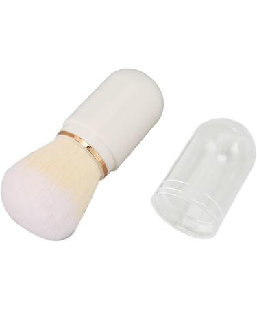 Telescopic Makeup Brush Portable Mini Blush Brush with Soft and Lightweight Bristles with Lid for Travel (White) - Buy Online on GoSupps.com