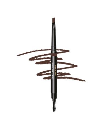 Gentlehomme Men's Eyebrow Pencil Waterproof 2-in-1 Waterproof Eyebrow Brush for Men Ultra Thin & Precise (Dark Brown)