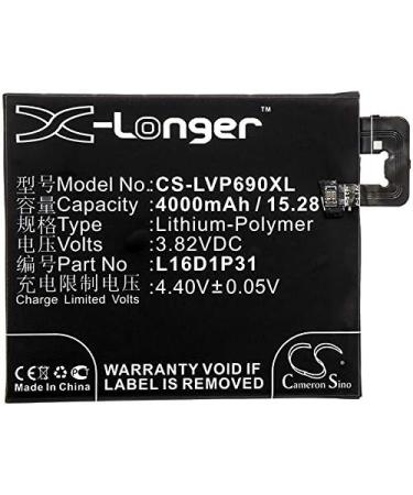 Buy 4000mAh Replacement Battery for L16D1P31 PB2-690N Phab 2 Pro - International Shipping Available - Buy Online on GoSupps.com