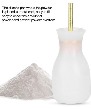 Powder Duster Diatomaceous Earth Powder Duster Acaricidal Dedicated Duster Portable Garden Puffer Duster Copper Head Silicone Powder Blower for Multi Purpose Indoor Outdoor Use - Buy Online on GoSupps.com