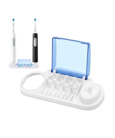 Electric Toothbrush Holder Replacement for Braun Oral B  with Brush Head Storage Cover and Charger Base Stand