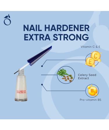 Herome Nail Strengthener Extra Strong 10ml - Treatment for Weak, Brittle Nails - Buy Online on GoSupps.com