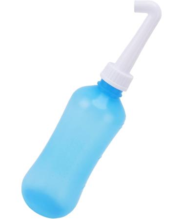 Nasal Rinse Bottle for Adults | Manual Nasal Irrigation with Visible Water Level | Comfortable Grip | Home Use - 310ml with Single & Five Hole Heads - Buy Online on GoSupps.com