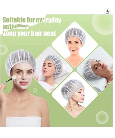 3PCS White Mesh Sleep Caps Bouffant Hair Nets - Women's Protective Night Cap - Buy Online on GoSupps.com